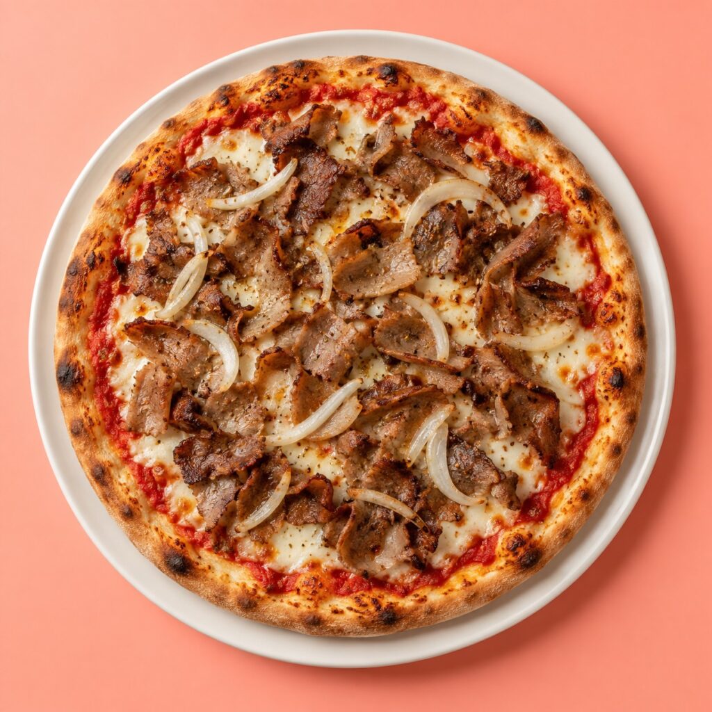 Kebab Pizza